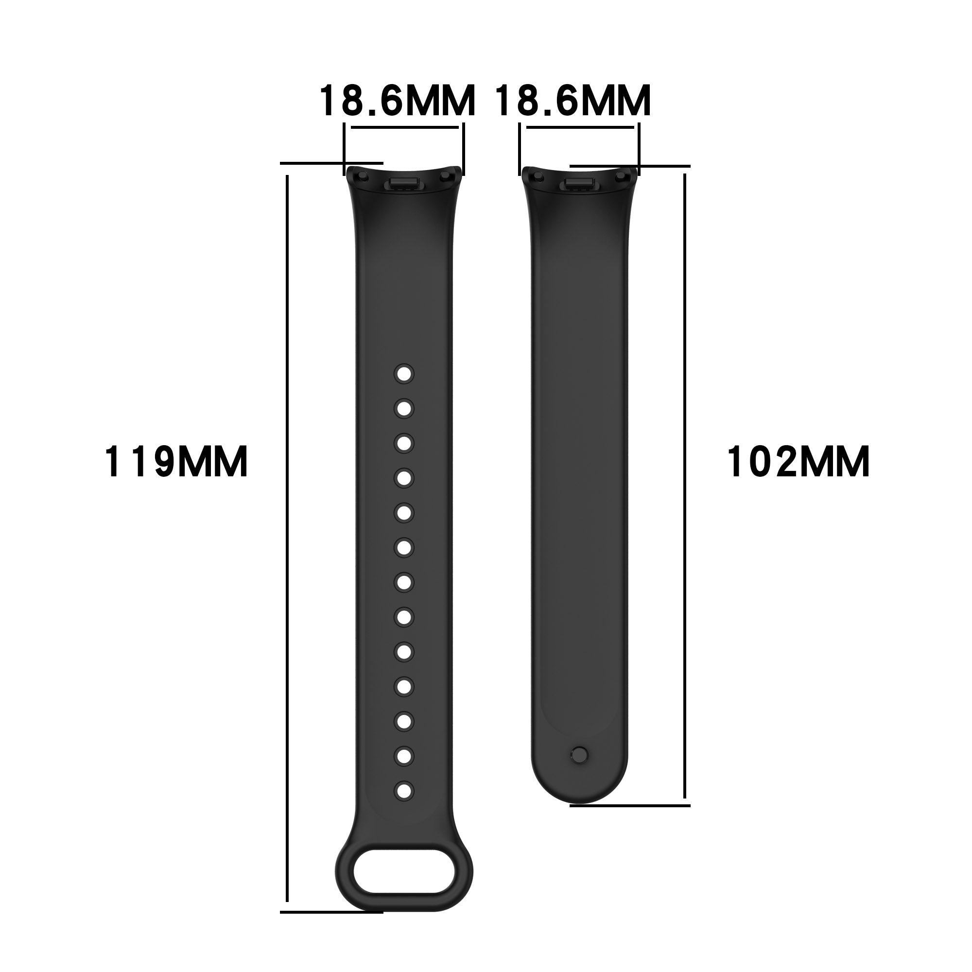 For Xiaomi Smart Band 8 Solid Color Silicone Watch Strap Replacement Wrist Band For Xiaomi Smart Band 8 Solid Color Silicone Watch Strap Replacement Wrist Band